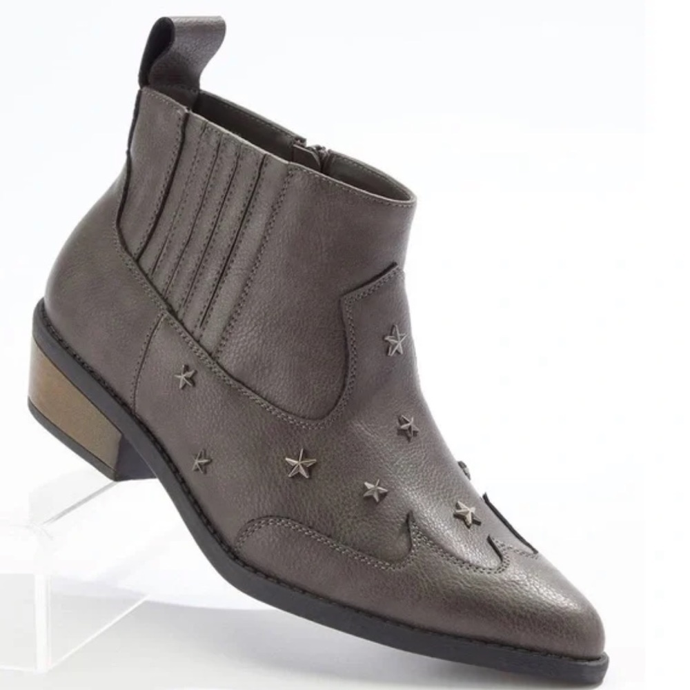 Cato Star Stud Western Booties